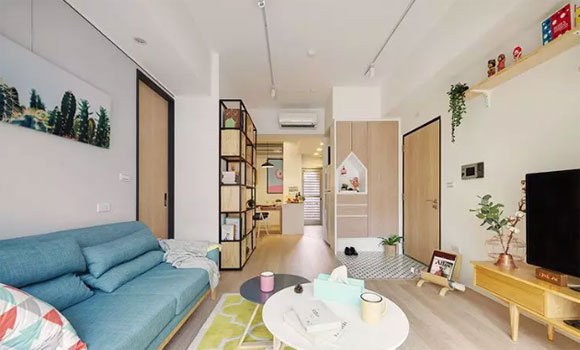 “五颜六色”简约风格装修的新家,有人点赞有人说花哨,忍不住晒晒!