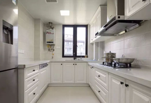 细节决定舒适性,10套厨房装修案例,分层式厨房台面更好用!