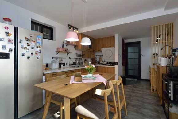 餐厅包进厨房真的很实用,如果你家也是小户型,一定要试试!