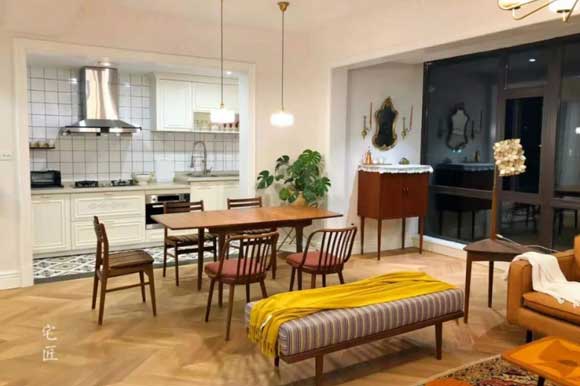 厨房餐厅一体,好看实用还省空间,这样装修厨房餐厅真聪明!