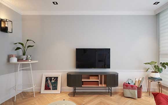 明亮清爽的一居室装修，设计简洁却特别时尚，空间小功能全！