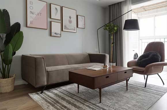 客厅沙发背景墙装修别太花哨，这样设计简洁大方，不易过时更耐看！