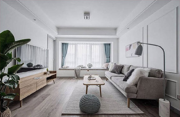 穷装不丢人，设计简洁却美观大方，让人感觉很舒服的客厅装修！