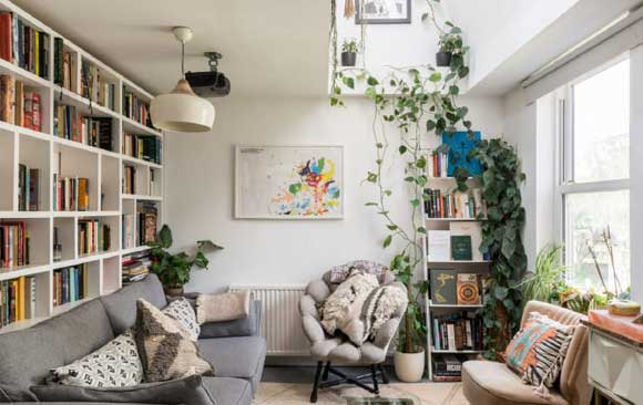 北欧风loft装修,有些凌乱却特别温馨的家,屋顶露台装修美极了!