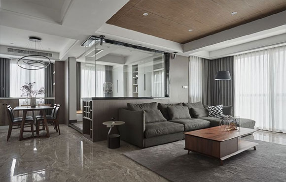 现代风格设计也能很大气，大户型空间这样装修，美观时尚很高级！