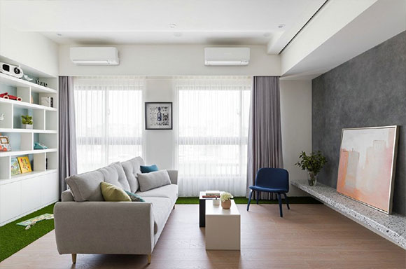 小户型空间学她家这样装修，开放式空间设计，简洁实用很耐看！