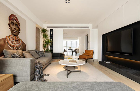 有个性很简约的大户型,全屋装修大气极了,有钱买房就要这样装!