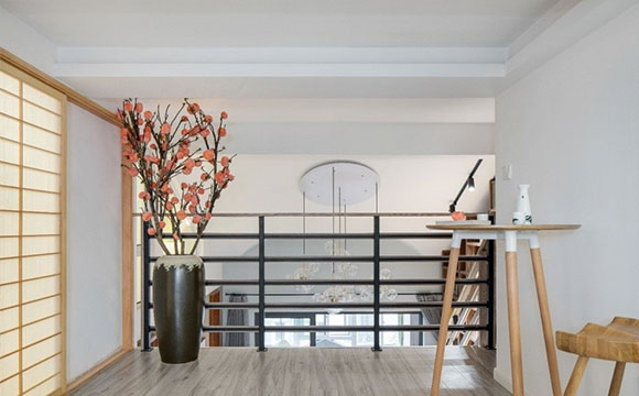 现代风格复式装修，收纳空间充足，楼梯书柜最实用，有喜欢的吗？