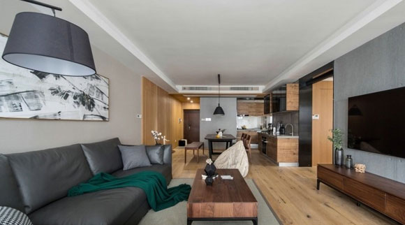 三房装修精致时尚,开放式书房,卧室装隐形门,不豪华却温馨实用!