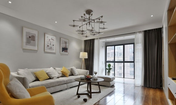 客厅定制电视柜,榻榻米儿童房,全屋装修简洁温馨,漫享美好时光!