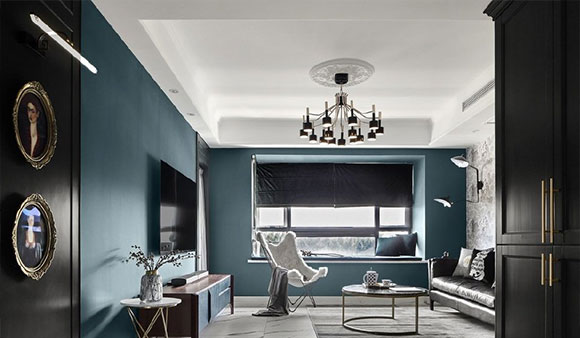 实用与颜值缺一不可,特别高级的轻奢风装修,墙面颜色真好看!
