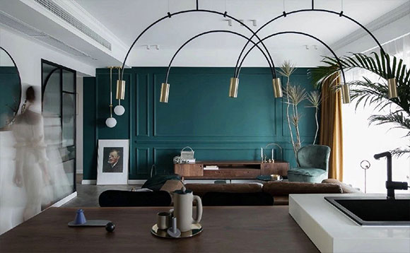 很大气的北欧风装修，大户型空间这样设计真是漂亮，难得一见！