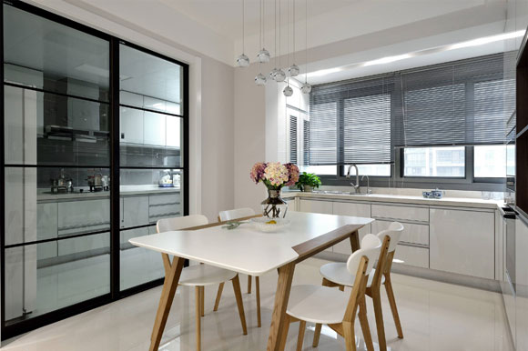 几种不同装修风格的餐厅,大户型小户型都有,装不装修都要收藏!