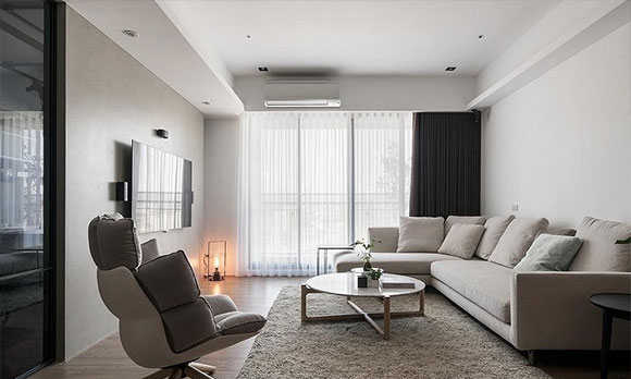 下次买房一定不买电视柜,学她家这样装个玻璃书房,漂亮极了!