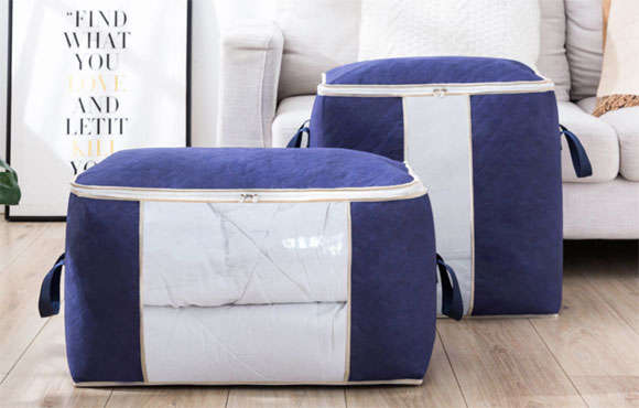 家居收纳袋，能装10斤重的棉被，三层加厚设计还能防潮！