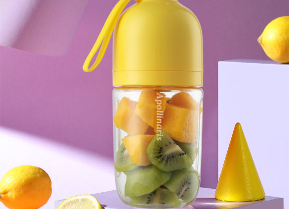 高颜值迷你便携无线榨汁机,让健康美味与你同行!