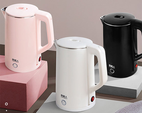 5分钟极速烧开，24小时保温电热水壶，1.8L大容量一天只烧一次！