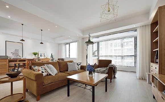 阔绰的三房装修却很简洁,卧室改餐厅,三分离卫生间真好!