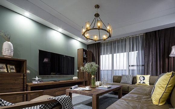 6070后的家，装修设计有点老气，稳重踏实又很高级的大户型！