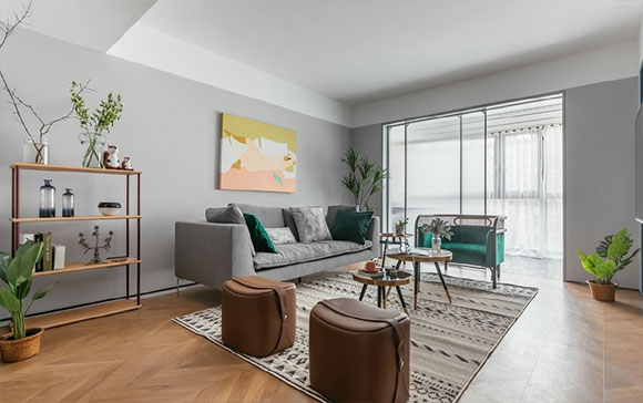 年轻夫妻的98㎡北欧风空间，简约清爽很舒服，全屋设计漂亮极了！