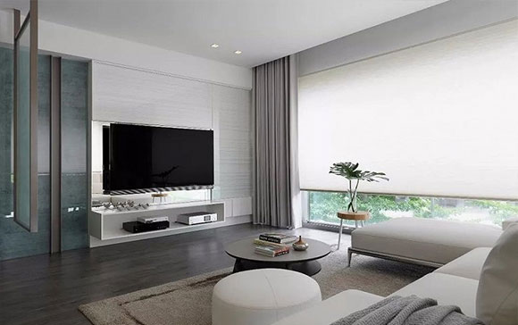 132㎡现代风格装修，入户玄关吊在半空，全屋设计简约很实用！