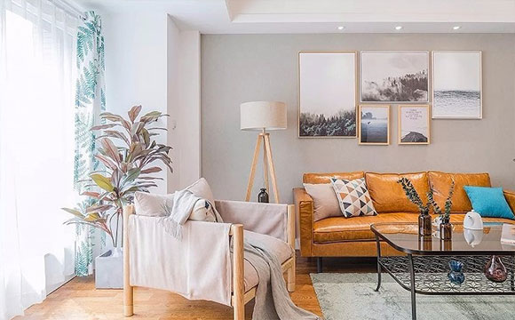 浪漫时尚北欧风二人世界,小户型装修这样做,温馨舒适更实用!