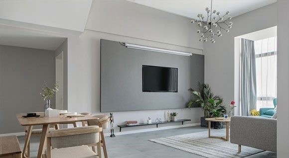 极简设计的复式公寓装修设计，喧嚣都市里的宁静生活，令人羡慕！