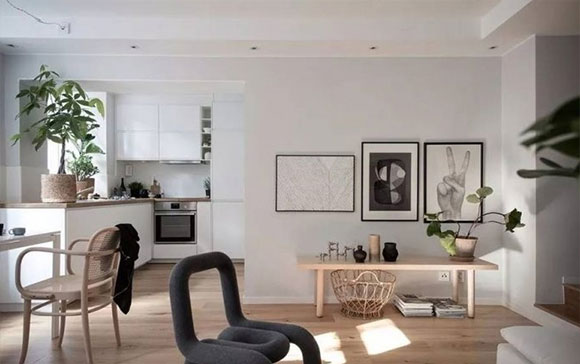 35㎡北欧风单身公寓装修,空间小功能全,一个人住刚刚好!