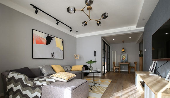 开放式厨房,榻榻米书房,干湿分离卫生间,很接地气的三房装修!