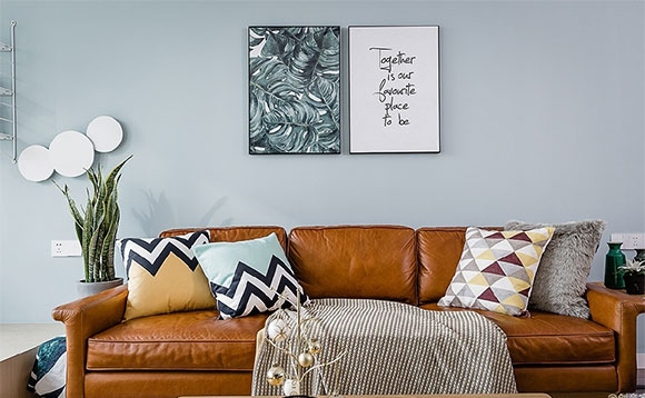 客厅阳台打通装榻榻米,漂亮的北欧风空间,全屋装修温馨极了!