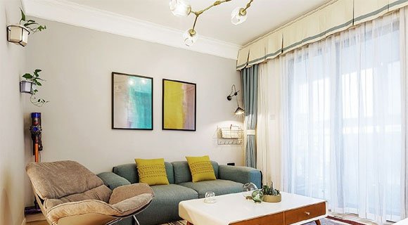 卫生间装谷仓门,全屋贴石膏线当吊顶,美观实用温馨极了!