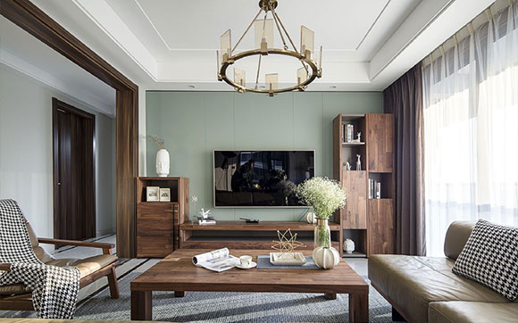见过最有安全感的家,大开间视野开阔,配色素雅稳重踏实!
