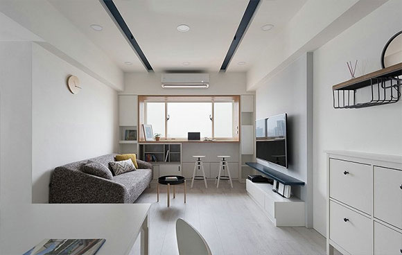 66㎡做三房，卧室面积小却超实用，这样设计住6口人没问题！