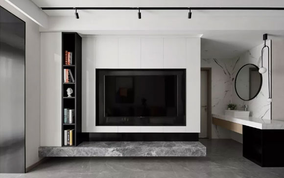 电视背景墙装修这样做,美观更实用,无论户型大小都适用!