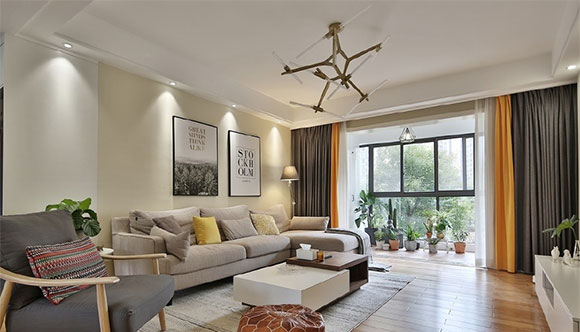 她家米黄色墙面真好看,158㎡三房装修如豪宅,邂逅幸福时光!