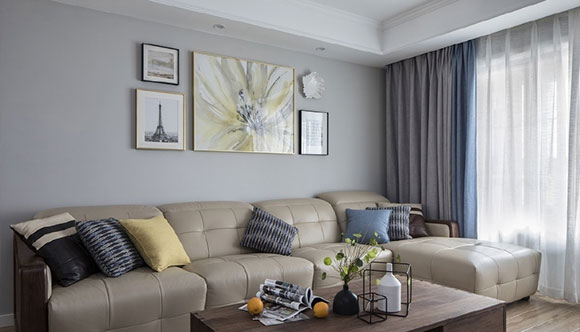 白色太单调?那就给墙面来点颜色,有品位的简约北欧风空间真好看!