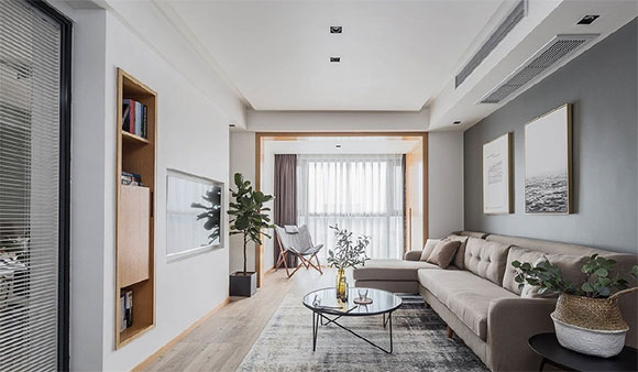 书房装推拉门，卧室衣柜装满墙，全屋收纳设计太强大，真心实用！