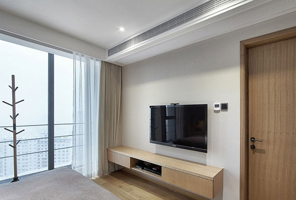 极简日式空间,白色、灰色与原木色搭配,返璞归真的生活态度!