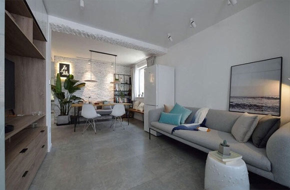 75㎡北欧风格两房装修，设计简洁很温馨，全屋收纳设计真强大！