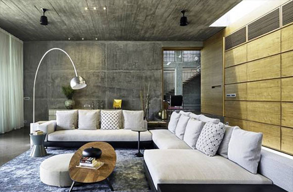 复古轻工业风格装修,不刷墙感觉在住毛坯房,没有甲醛危害!