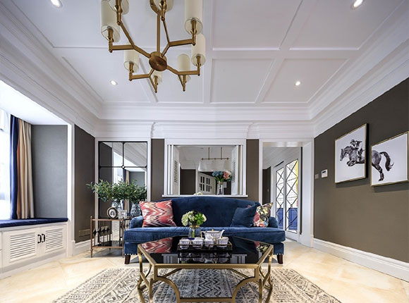与众不同的美式风格大户型装修,格调优雅很大气,儿童房真漂亮!