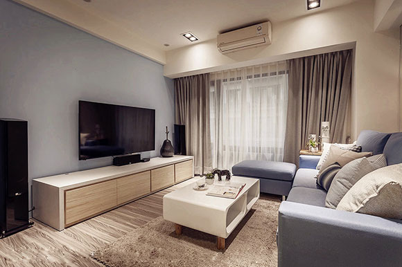 阔绰的现代风格大户型装修，设计简洁，配色温暖，全屋真漂亮！