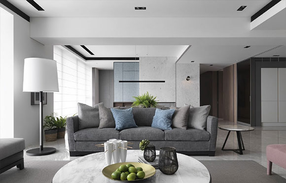 真没想到，现代风格装修也能这么大气，极简设计很上档次！