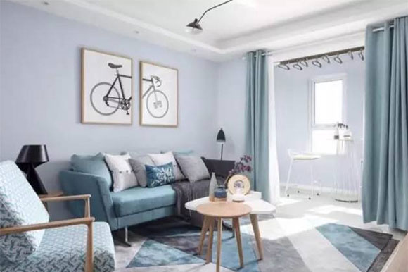 清新自然的三房装修,面积不大却很有幸福感,配色素雅很别致!