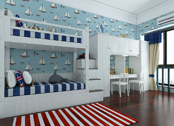 9套不同风格的儿童房装修设计，美观又实用，小朋友的童话王国！