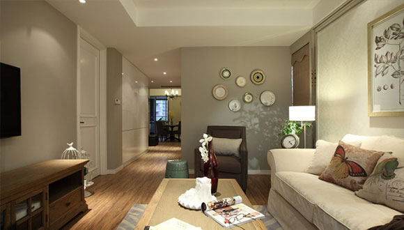 有些挤却特别温暖的家,极简美式风格装修,大家都说很亲切!