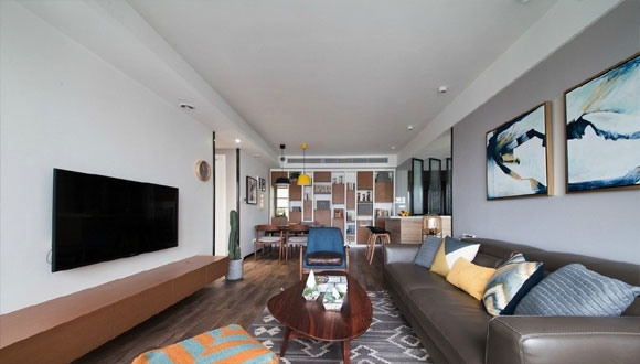 有点高级的北欧风装修，设计简约沉稳，马克龙色彩极具人文气质！