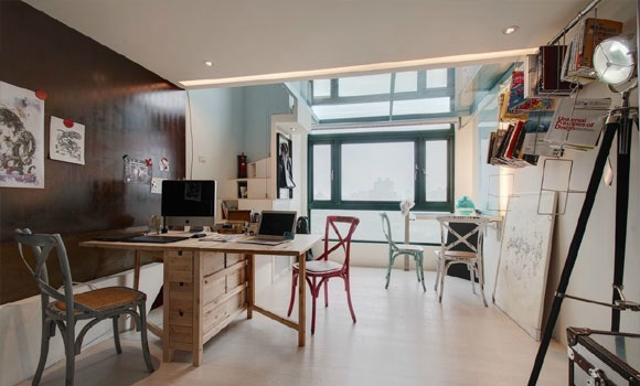 人生首套房,50㎡的复式空间,卧室装折叠门,兼顾工作与生活!