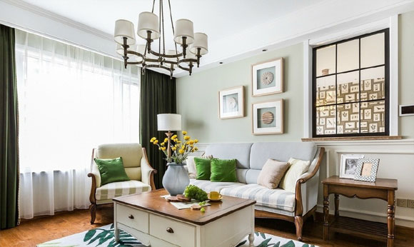 117㎡简约美式风格装修,稍显复古却特别优雅,熟悉亲切很温馨!