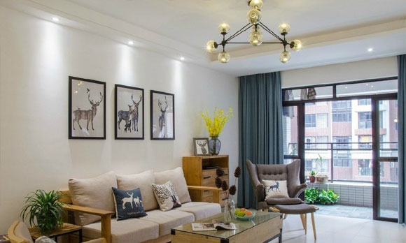 让人不想离开的三房装修,简约风格与原木色搭配,舒适又温馨!